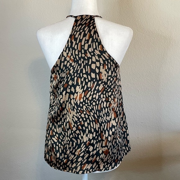 Vici Leopard Animal Print Apricot Fragment Racerback Tank Size Small - Picture 3 of 7
